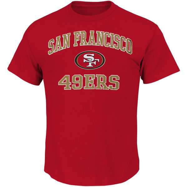 San Francisco 49ers Majestic Big and Tall Heart x26 Soul III WEM T-Shirt - Scarlet,We sell and wholesale San Francisco 49ers Majestic Big and Tall Heart x26 Soul III WEM T-Shirt - Scarlet on line form chian!